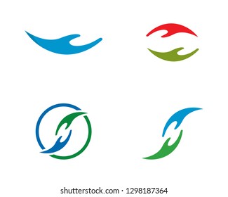 Hand Care Logo Template vector icon Business