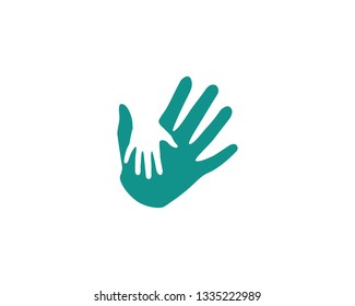 Hand Care Logo Template vector icon illustration design