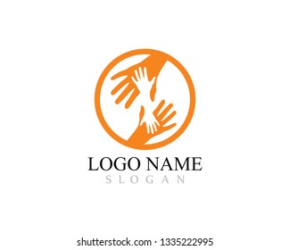 Hand Care Logo Template vector icon illustration design