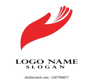 Hand Care Logo Template vector icon Business