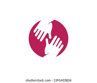 Hand Care Logo Template vector icon Business