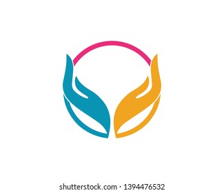 Hand Care Logo Template vector icon Business