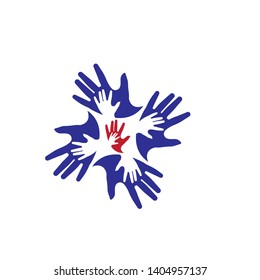 Hand Care Logo Template vector icon Business design - Vector
