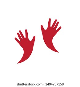 Hand Care Logo Template vector icon Business design - Vector
