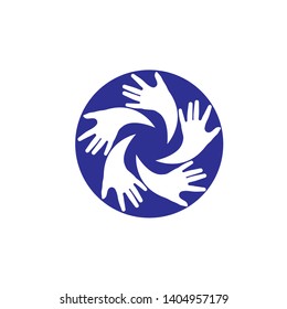 Hand Care Logo Template vector icon Business design - Vector
