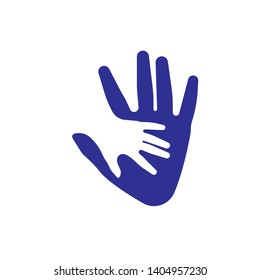 Hand Care Logo Template vector icon Business design - Vector
