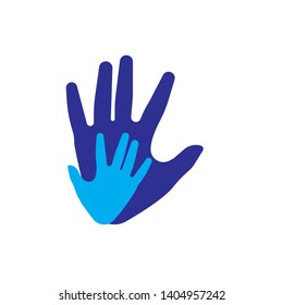 Hand Care Logo Template vector icon Business design - Vector
