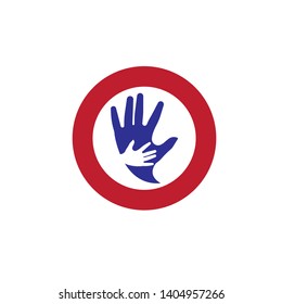 Hand Care Logo Template vector icon Business design - Vector
