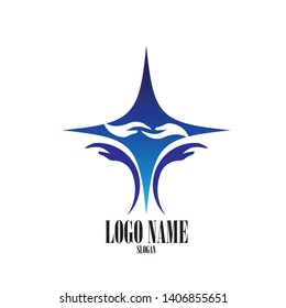 Hand Care Logo Template vector icon Business - Vector
