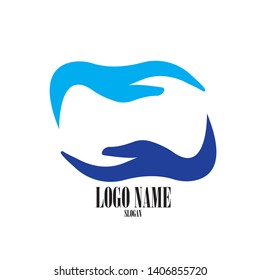 Hand Care Logo Template vector icon Business - Vector
