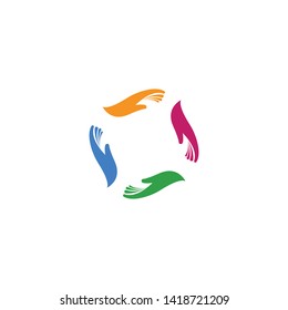 Hand Care Logo Template vector icon Business