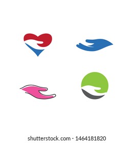 Hand Care Logo Template vector icon Business
