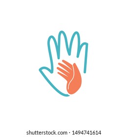 Hand Care Logo Template vector icon Business