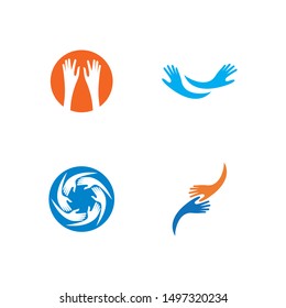 Hand Care Logo Template vector icon Business