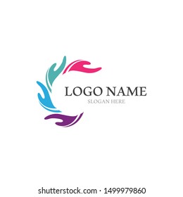 Hand Care Logo Template vector icon Business