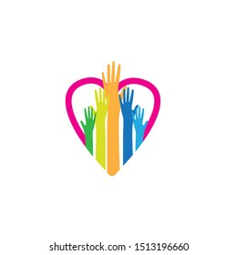 Hand Care Logo Template vector icon
