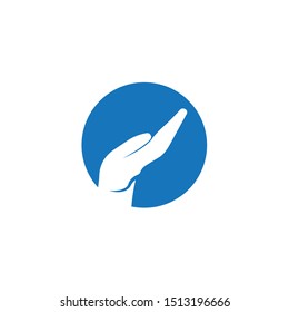 Hand Care Logo Template vector icon
