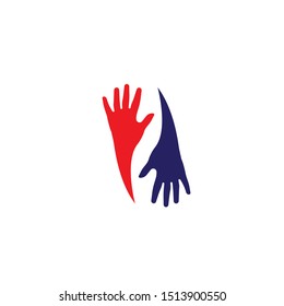 Hand Care Logo Template vector icon
