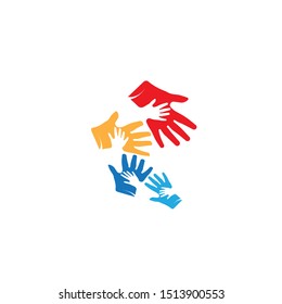 Hand Care Logo Template vector icon
