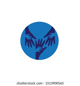 Hand Care Logo Template vector icon

