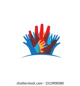 Hand Care Logo Template vector icon
