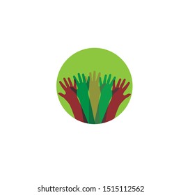 Hand Care Logo Template vector icon
