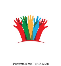 Hand Care Logo Template vector icon
