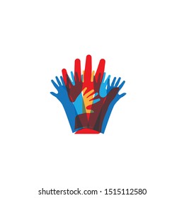 Hand Care Logo Template vector icon
