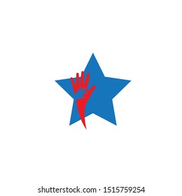 Hand Care Logo Template vector icon
