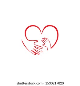 HAND CARE LOGO TEMPLATE VECTOR