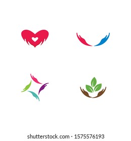 Hand Care Logo Template vector icon Business