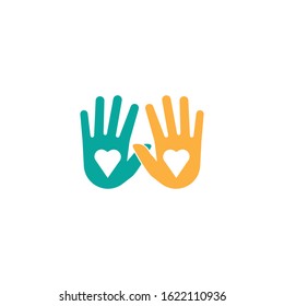 Hand Care Logo Template vector icon Business