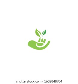 Hand Care Logo Template vector icon Business - Vector