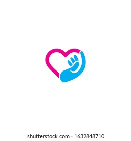 Hand Care Logo Template vector icon Business - Vector