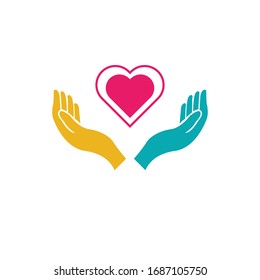 Hand Care Logo Template vector icon Business