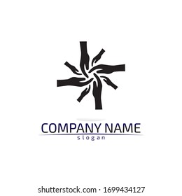Hand Care Logo Template vector icon Business
