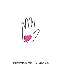 Hand Care Logo Template vector icon Business