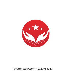HandCare Logo Template vektorsymbol Business - Vector
