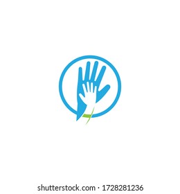 Hand Care Logo Template vector icon Business