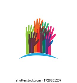 Hand Care Logo Template vector icon Business