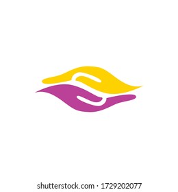 Hand Care Logo Template vector icon Business - Vector