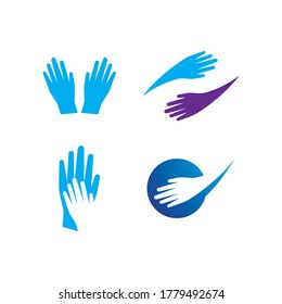 Hand Care Logo Template vector icon Business