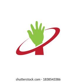 Hand Care Logo Template vector icon Business