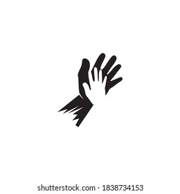 HandCare Logo-Vorlage Vektorsymbol Business