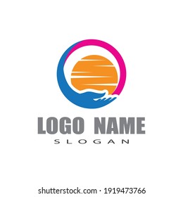 Hand Care Logo Template vector icon Business