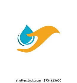Ilustración de icono de la plantilla de logotipo HW Care