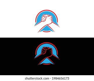 Hand care logo template vector design