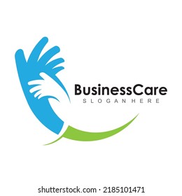 
HandCare Logo-Vorlage Vektorsymbol Business