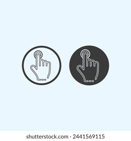 hand care logo template  vector icon business