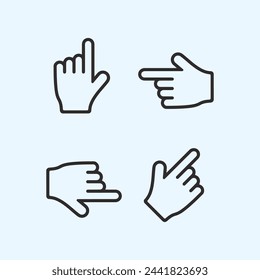 hand care logo template  vector icon business